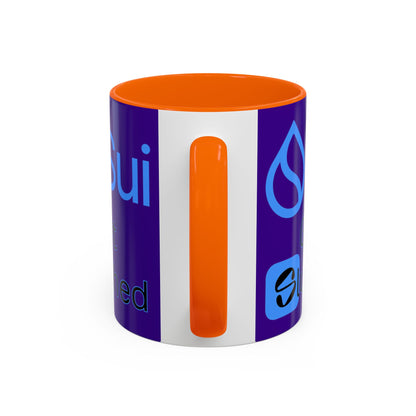 Sui: Get Slushed Purple Accent Mug by cypherpunkgear.com