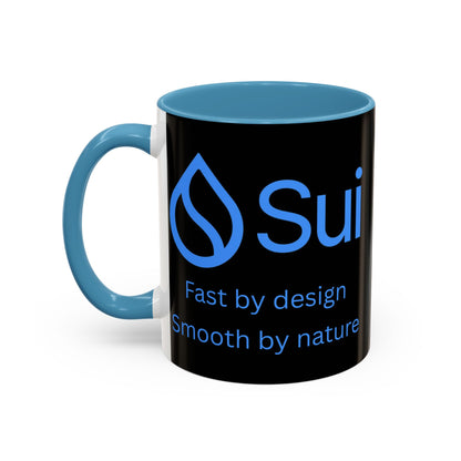 SUI Black Accent Mug by cypherpunkgear.com