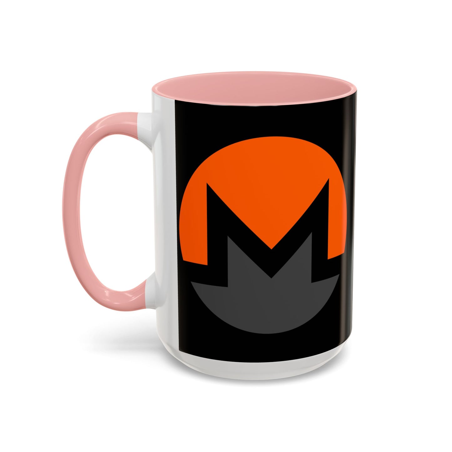 Monero (XMR) Black Accent Mug by cypherpunkgear.com
