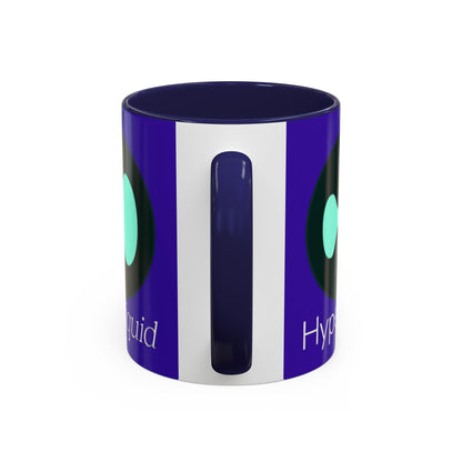 Hyperliquid White font Dark Purple Accent Mug by cypherpunkgear.com
