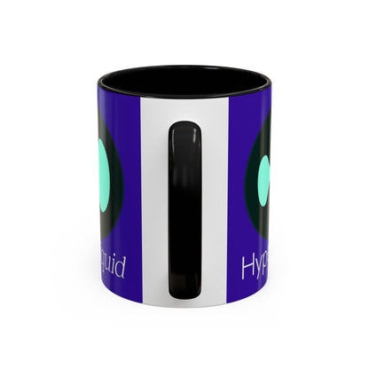 Hyperliquid White font Dark Purple Accent Mug by cypherpunkgear.com