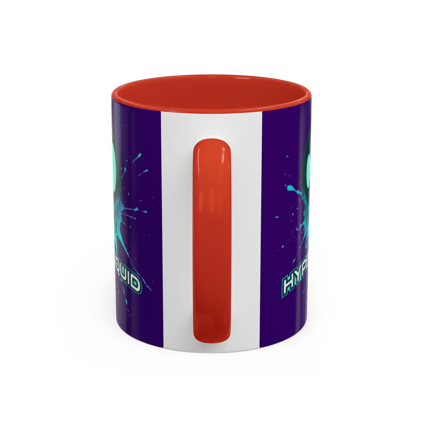HYPE Drip Dark Purple Accent Mug by cypherpunkgear.com