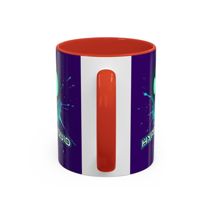HYPE Drip Dark Purple Accent Mug by cypherpunkgear.com