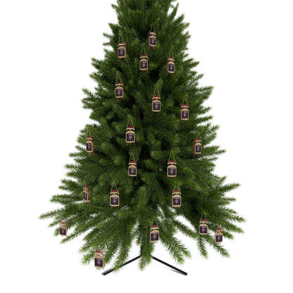 Polkadot (DOT) Black background Sled Ornament by cypherpunkgear.com