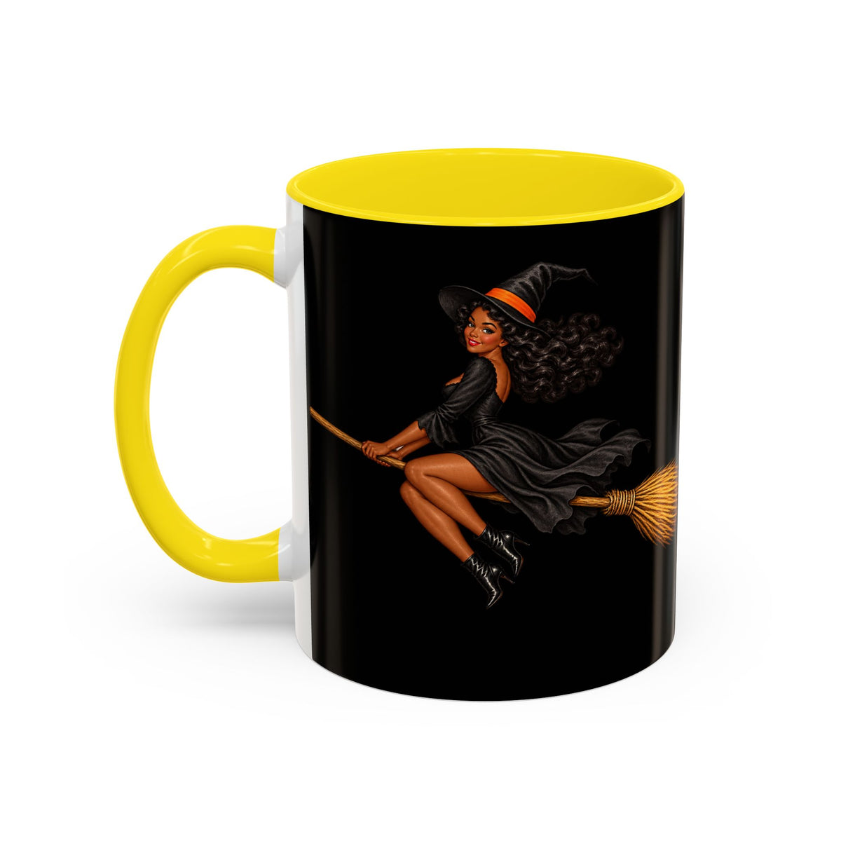 Velvet Vex Black Accent Mug by CreepyCrafts.boo