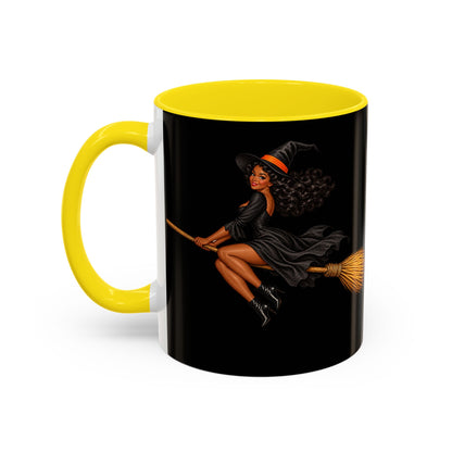 Velvet Vex Black Accent Mug by CreepyCrafts.boo