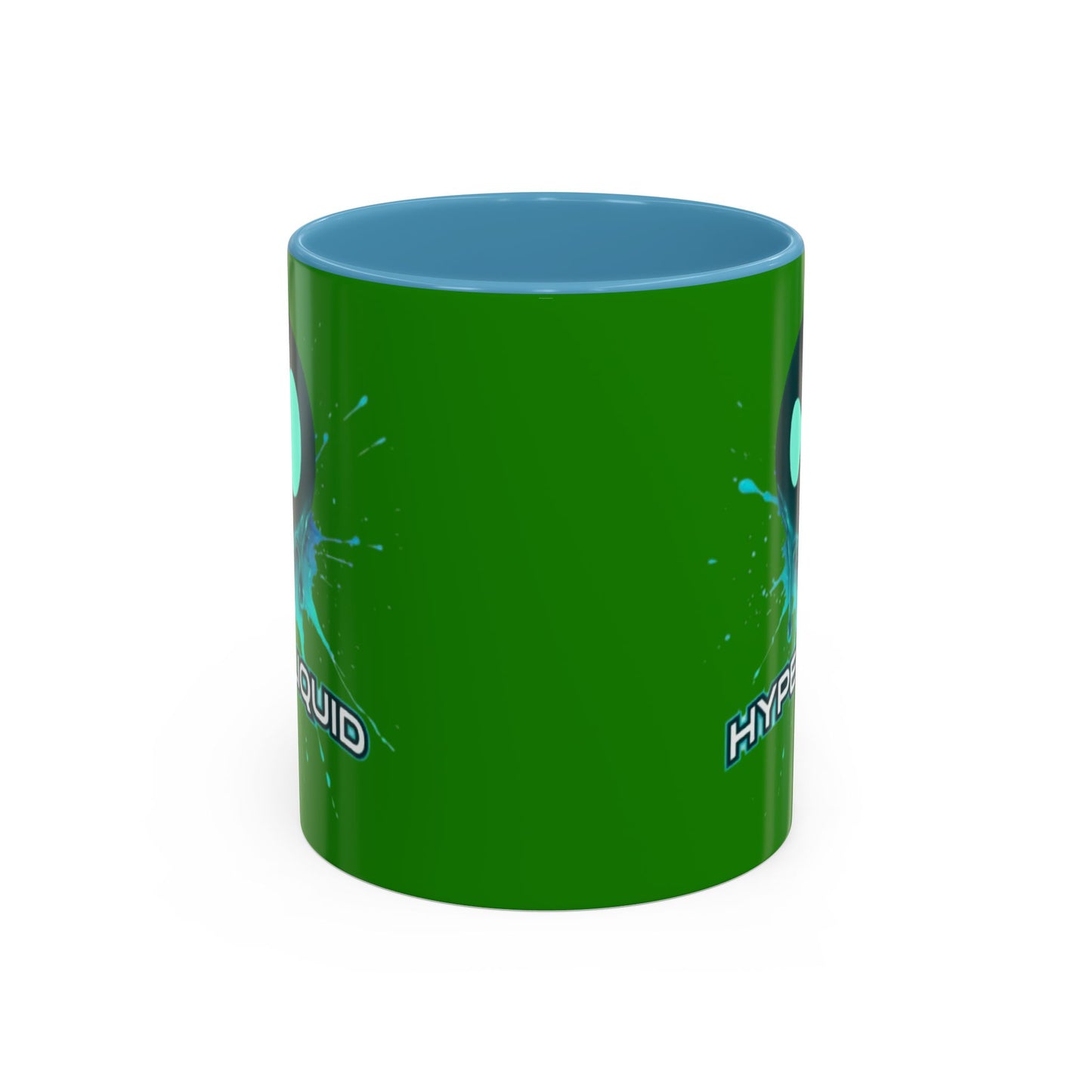 HYPE Drip Green Accent Mug by cypherpunkgear.com