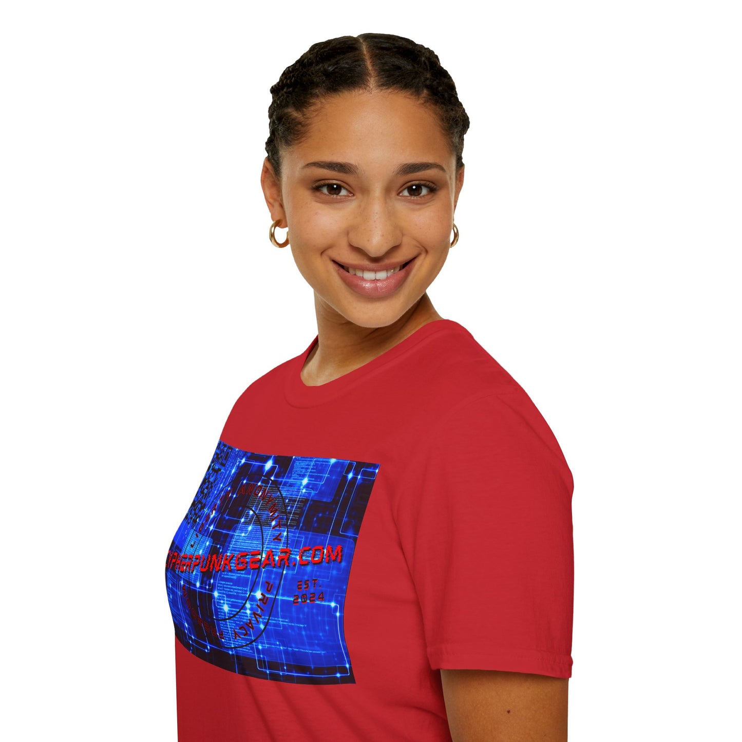 Cypherpunkgear.com logo Light colors Unisex T-Shirt by cypherpunkgear.com