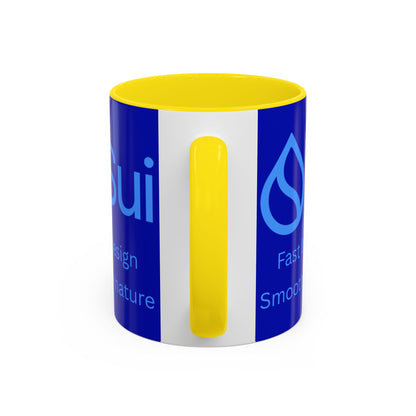 SUI Dark Blue Accent Mug by cypherpunkgear.com