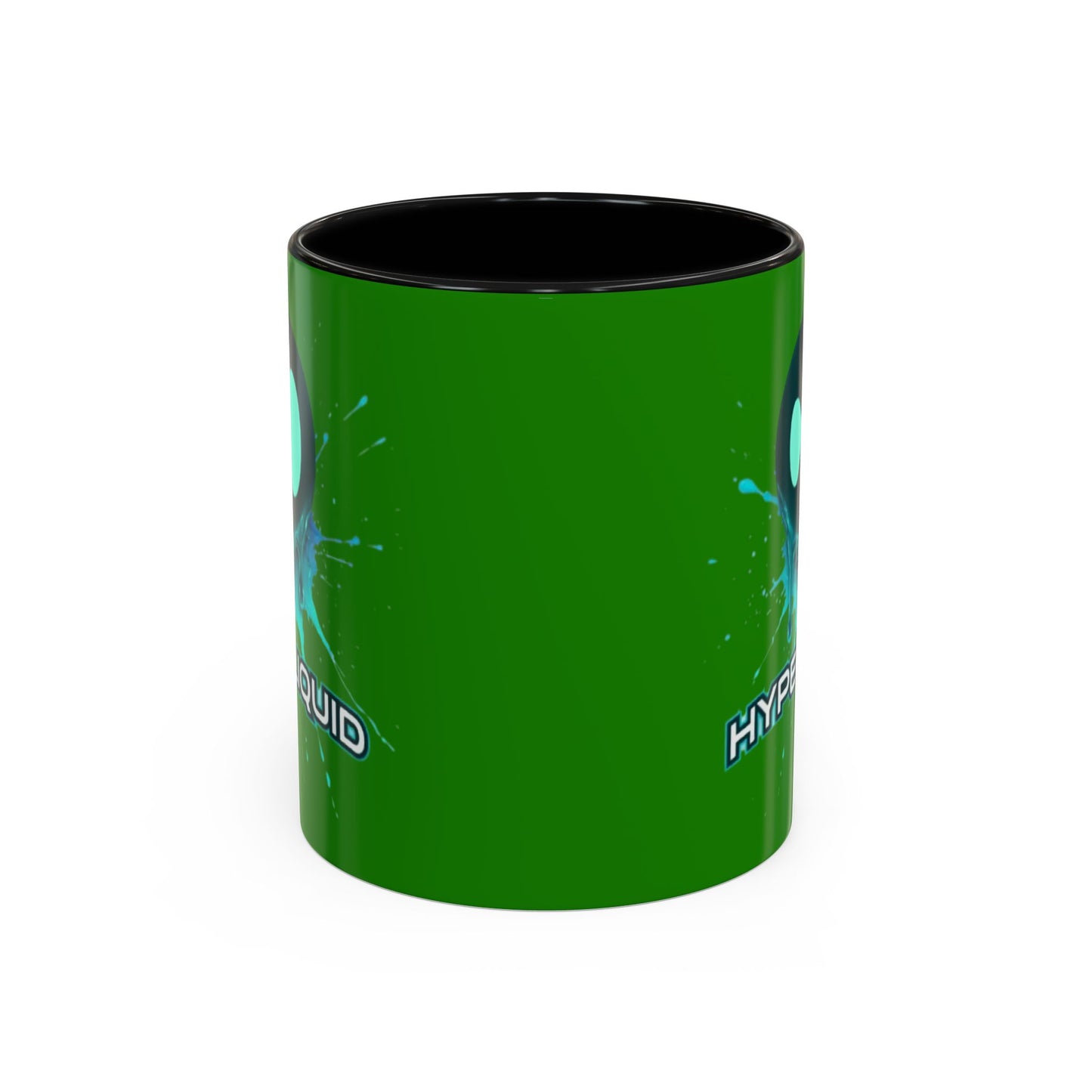 HYPE Drip Green Accent Mug by cypherpunkgear.com