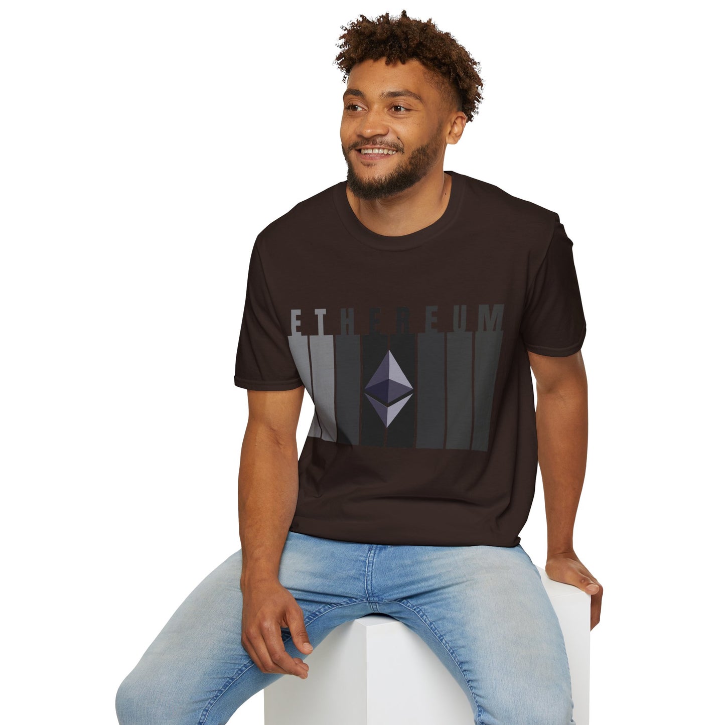 Ethereum (ETH) DKcolors Unisex T-Shirt by cypherpunkgear.com