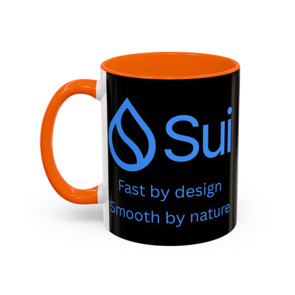 SUI Black Accent Mug by cypherpunkgear.com