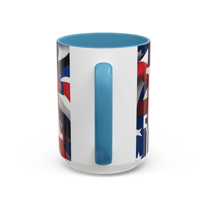 ¡EE.UU! ¡EE.UU! ¡EE.UU! ¡Patriota por cypherpunkgear! Taza de café decorativa (11, 15 oz)