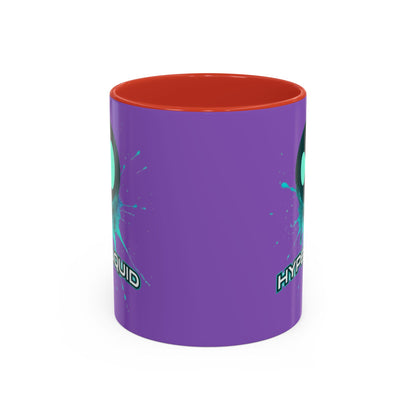 HYPE Drip Light Purple Accent Mug by cypherpunkgear.com