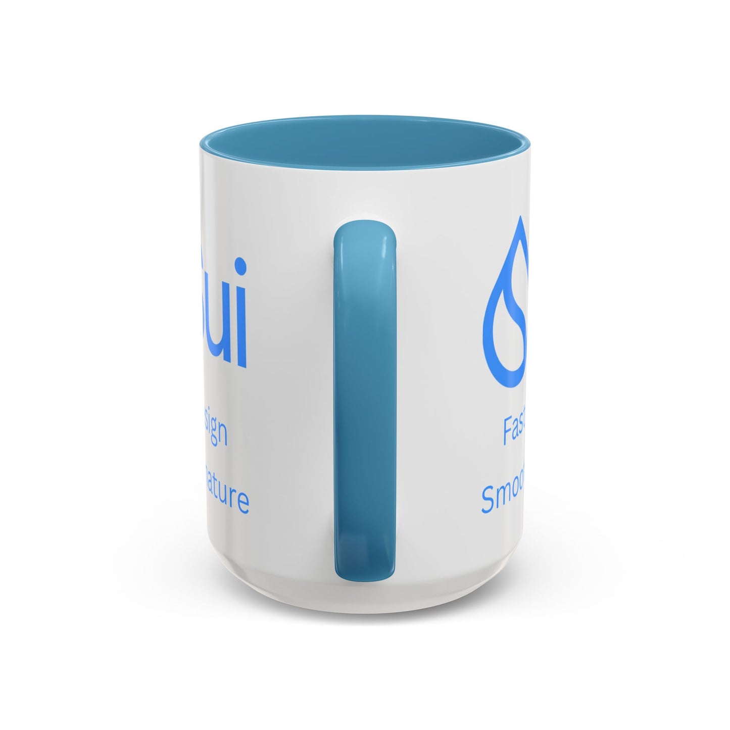 SUI White Accent Mug by cypherpunkgear.com