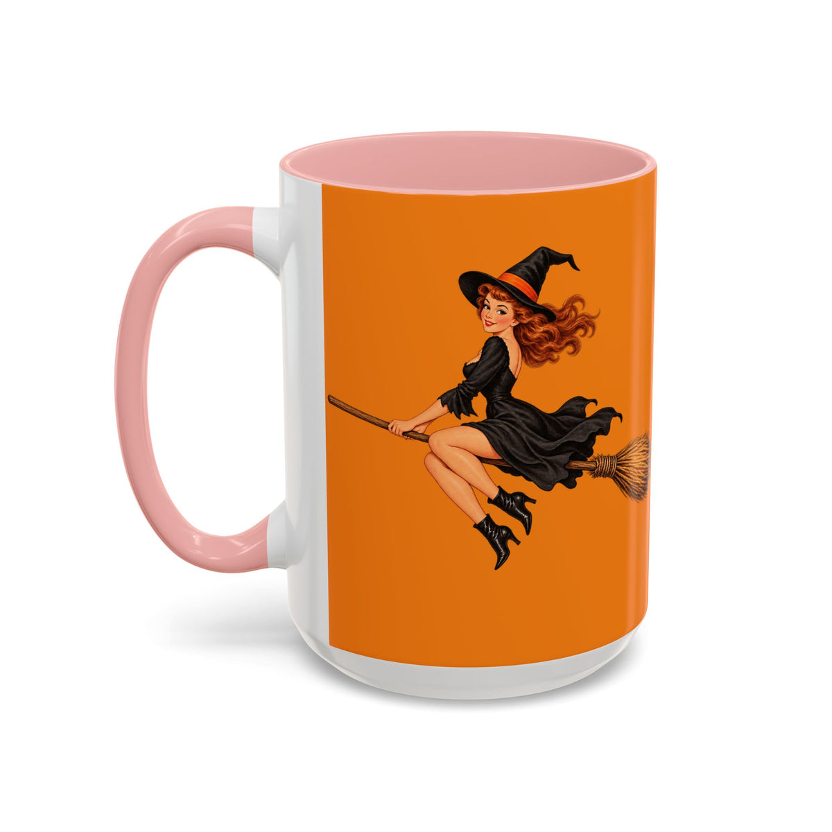 Hazel Hex Orange Accent Mug by CreepyCrafts.boo