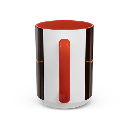 Hazel Hex Brown Accent Mug by CreepyCrafts.boo