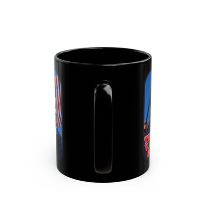 Trump and Vance 2024 Black Mug by cypherpunkgear