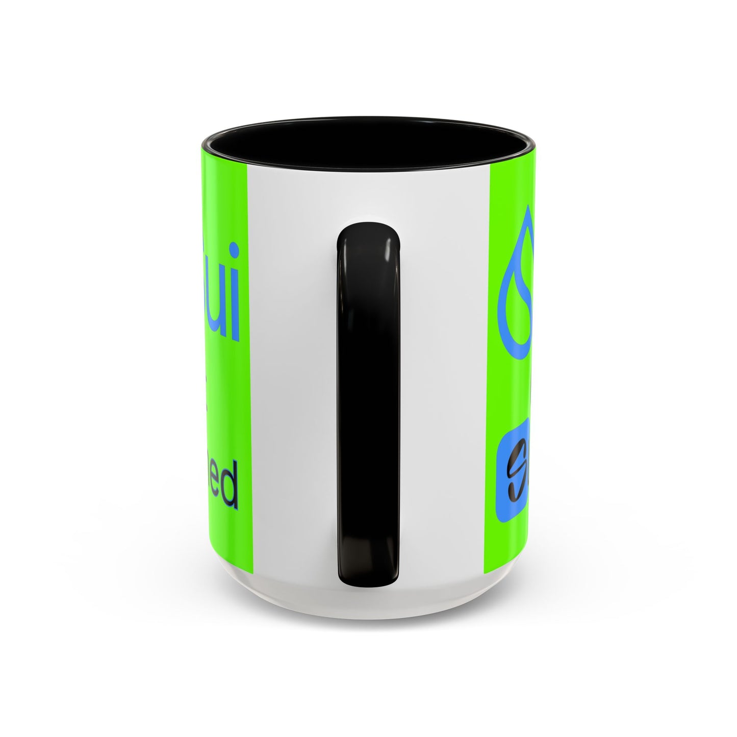 Sui: Get Slushed Green Accent Mug by cypherpunkgear.com