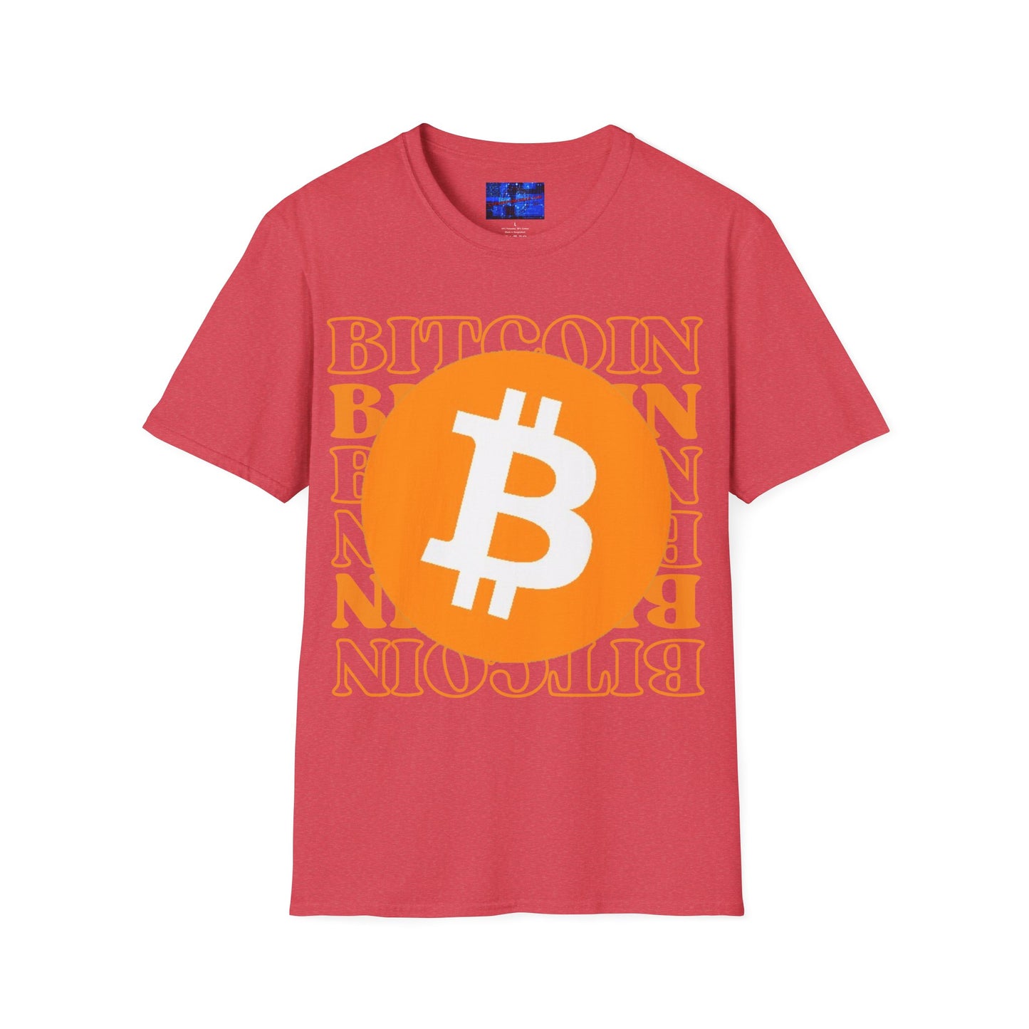 Bitcoin Bitcoin Bitcoin (BTC) Light colors Unisex T-Shirt by cypherpunkgear.com