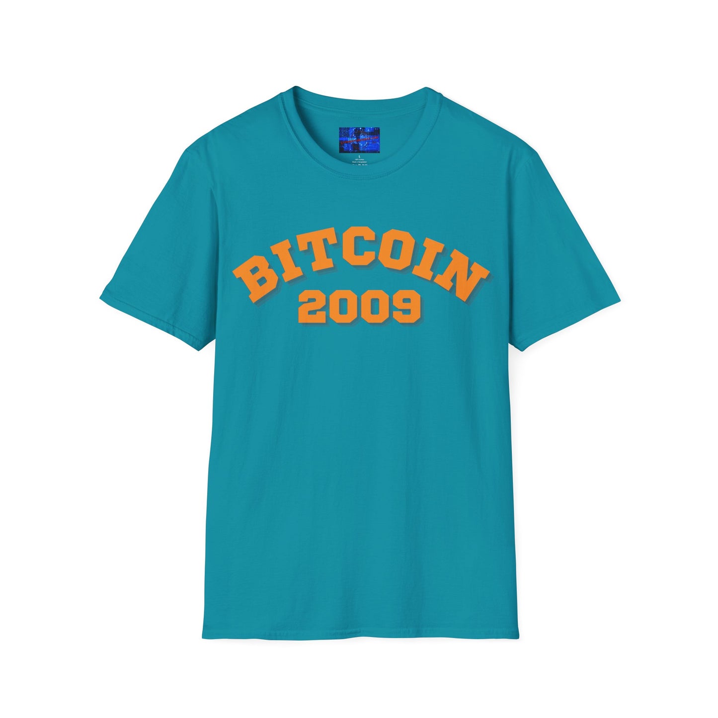 Bitcoin 2009 Dark colors Unisex T-Shirt by cypherpunkgear.com