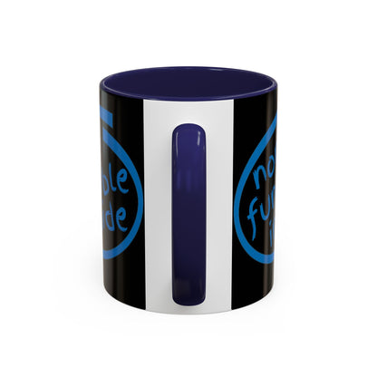Non-Fungible Inside Black Accent Mug by cypherpunkgear.com