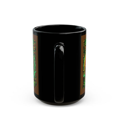 Blessed Samhain Green Jack Brown Mug by CreepyCrafts.boo