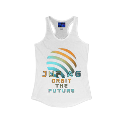 Jupiter (JUP) Orbit the Future Women's Racerback Tank Top by cypherpunkgear.com