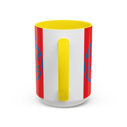Non-Fungible Inside Red Accent Mug by cypherpunkgear.com