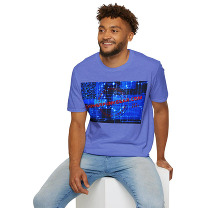 Cypherpunkgear.com logo Light colors Unisex T-Shirt by cypherpunkgear.com