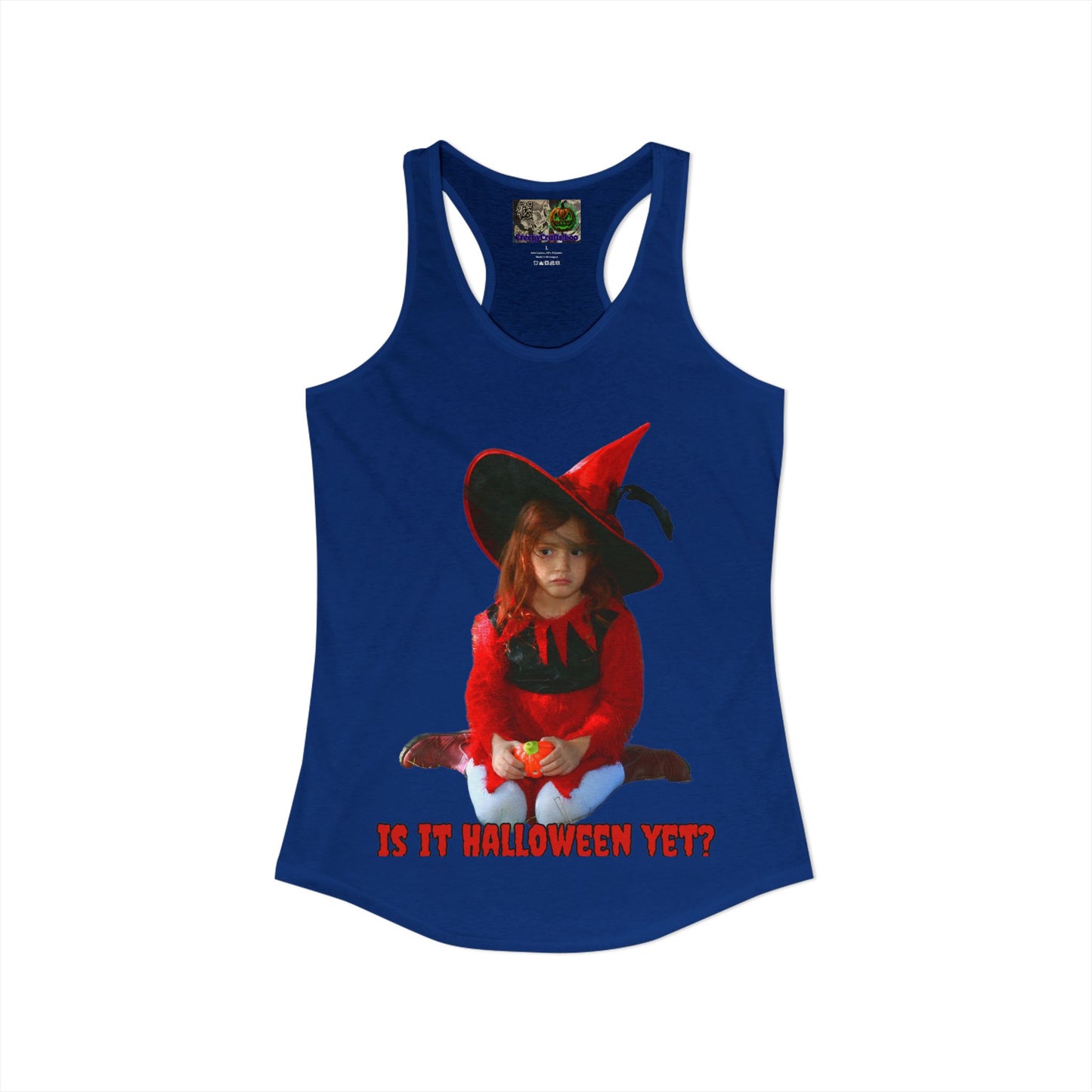 Is it Halloween yet? Women's Racerback Tank Top by CreepyCrafts.boo