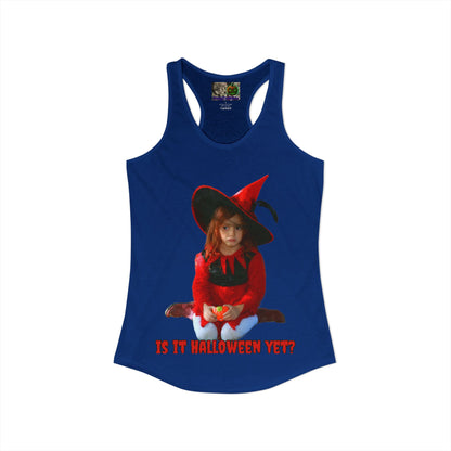 Is it Halloween yet? Women's Racerback Tank Top by CreepyCrafts.boo