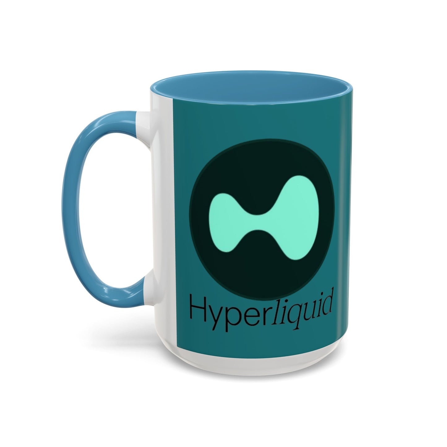 Hyperliquid Black font Hyperliquid Accent Mug by cypherpunkgear.com