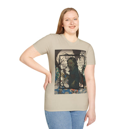 Yōkai Happy Halloween Light colors Unisex T-Shirt by CreepyCrafts.boo