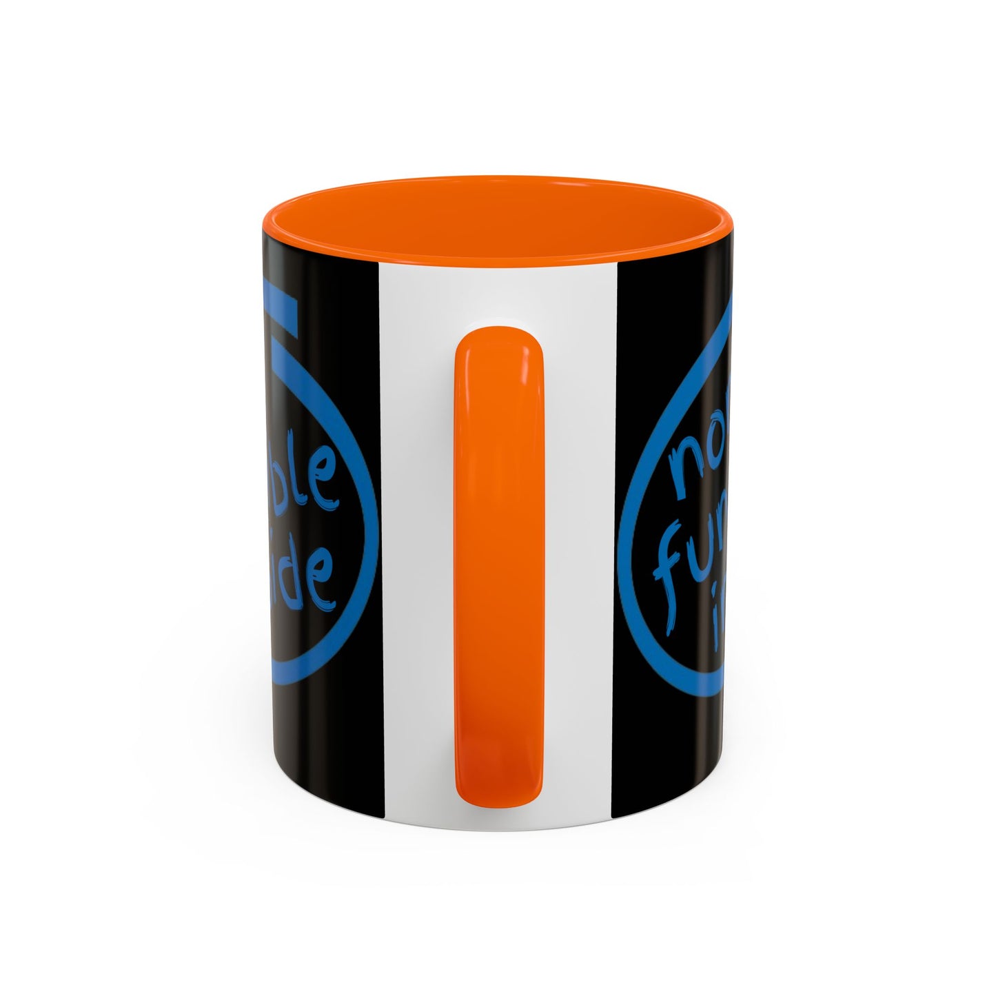 Non-Fungible Inside Black Accent Mug by cypherpunkgear.com