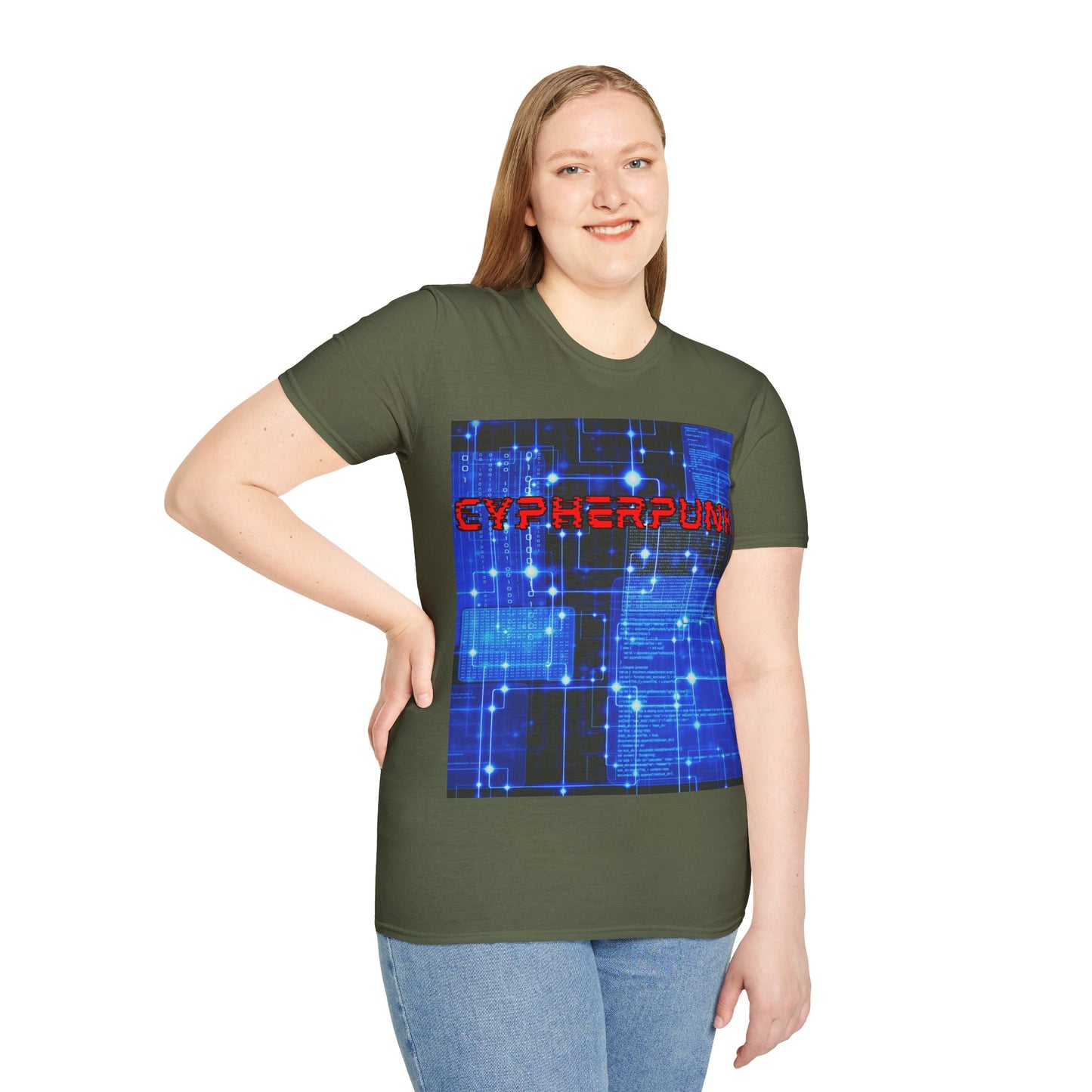 Cypherpunk Dark colors Unisex T-Shirt by cypherpunkgear.com
