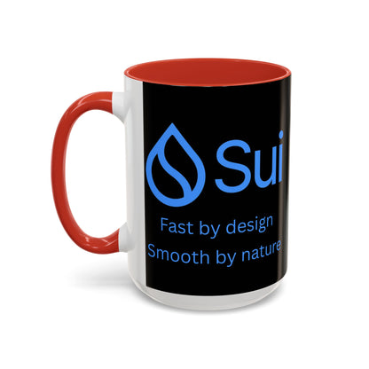 SUI Black Accent Mug by cypherpunkgear.com
