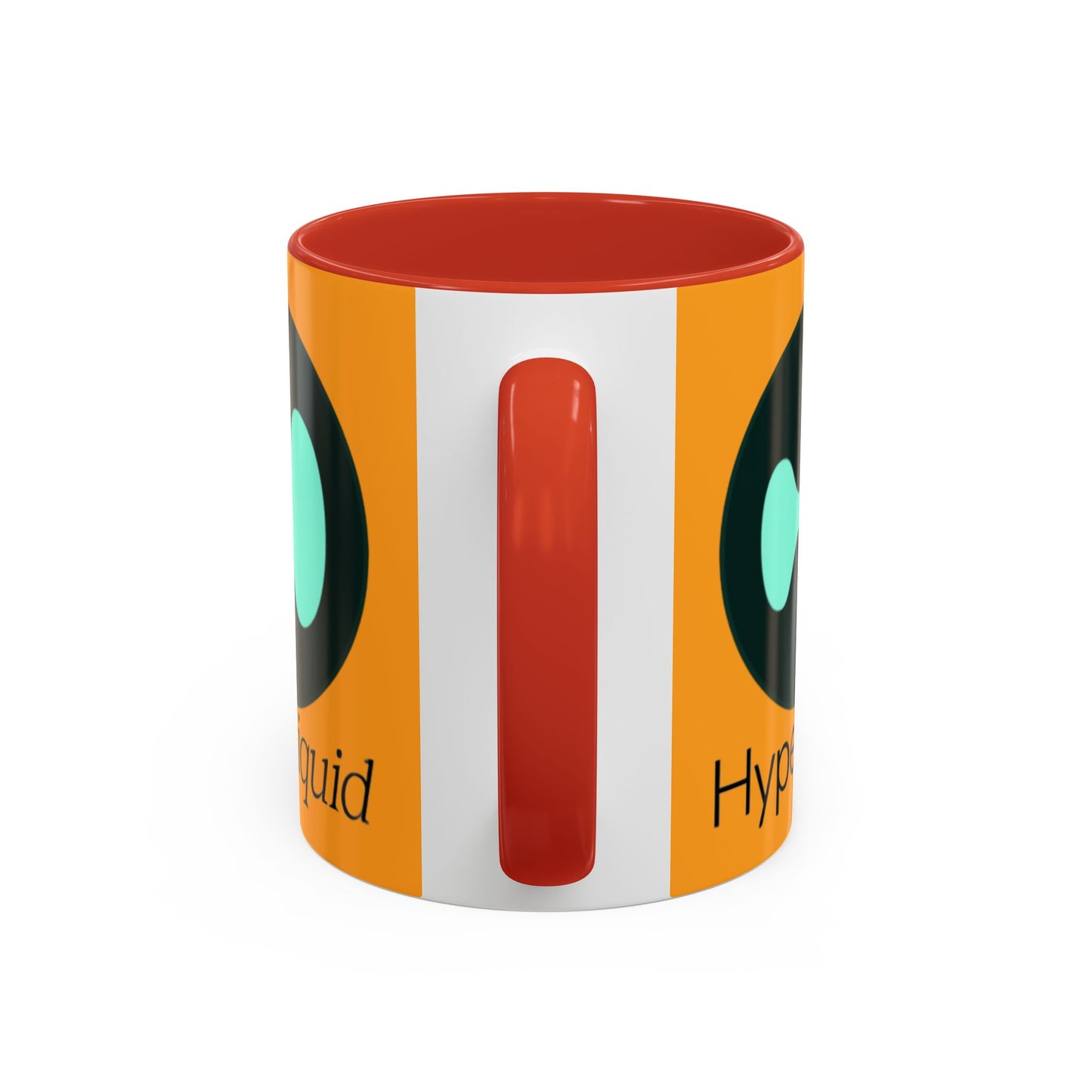 Hyperliquid Black font Orange Accent Mug by cypherpunkgear.com