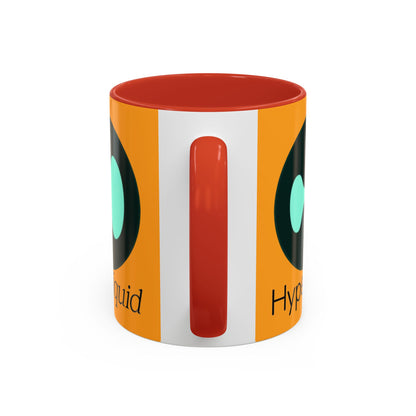 Hyperliquid Black font Orange Accent Mug by cypherpunkgear.com