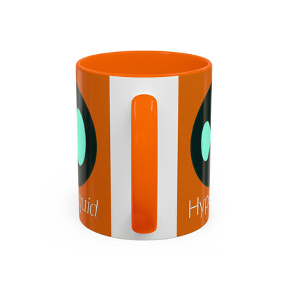 Hyperliquid White font Orange Accent Mug by cypherpunkgear.com