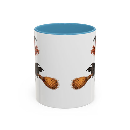 Hazel Hex White Accent Mug by CreepyCrafts.boo