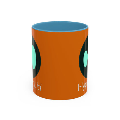 Hyperliquid White font Orange Accent Mug by cypherpunkgear.com