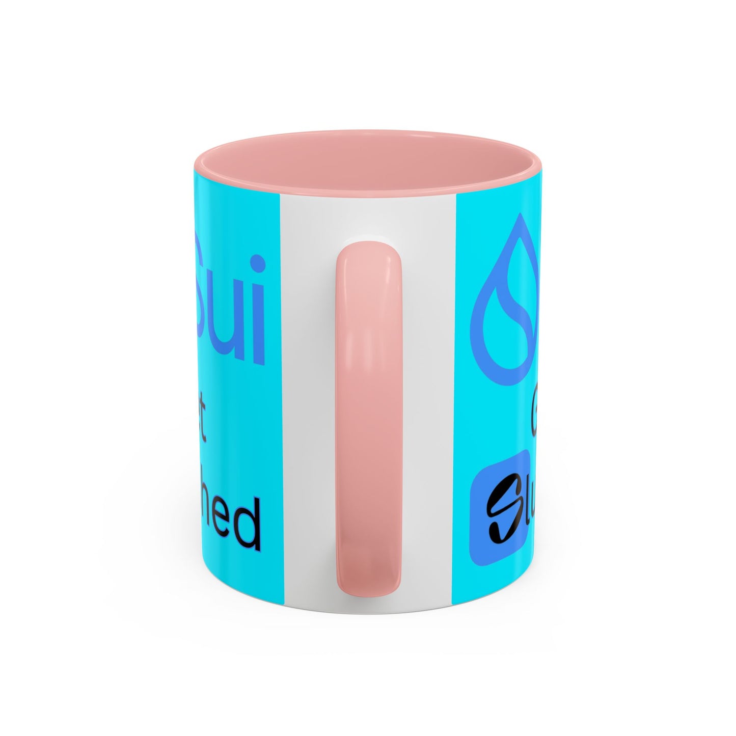 Sui: Get Slushed Light Blue Accent Mug by cypherpunkgear.com