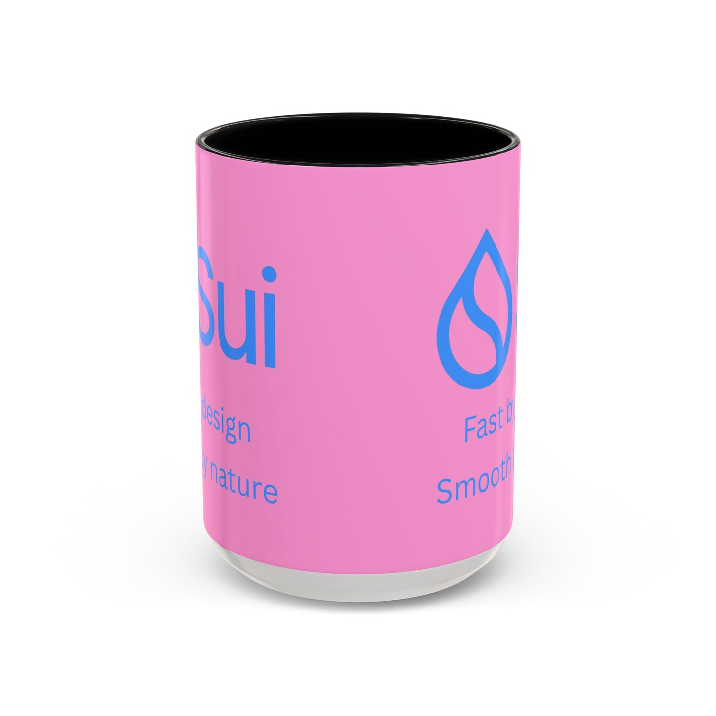 SUI Pink Accent Mug by cypherpunkgear.com