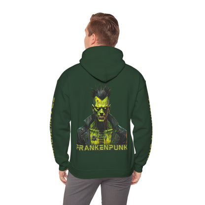 Frankenpunk Hoodie Unisex Hooded Sweatshirt by CreepyCrafts.boo