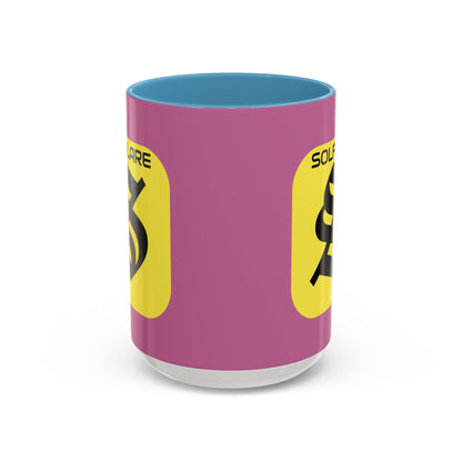 SolflareLogo Pink Accent Mug by cypherpunkgear.com