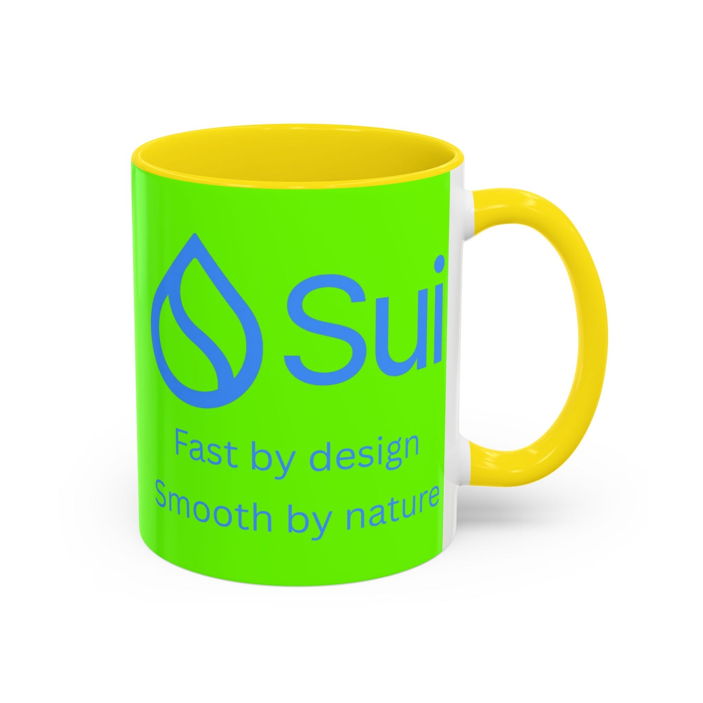SUI Green Accent Mug by cypherpunkgear.com