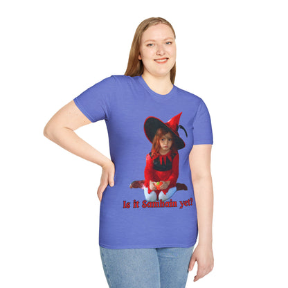 Is it Samhain yet? LTcolors Unisex T-Shirt by CreepyCrafts.boo