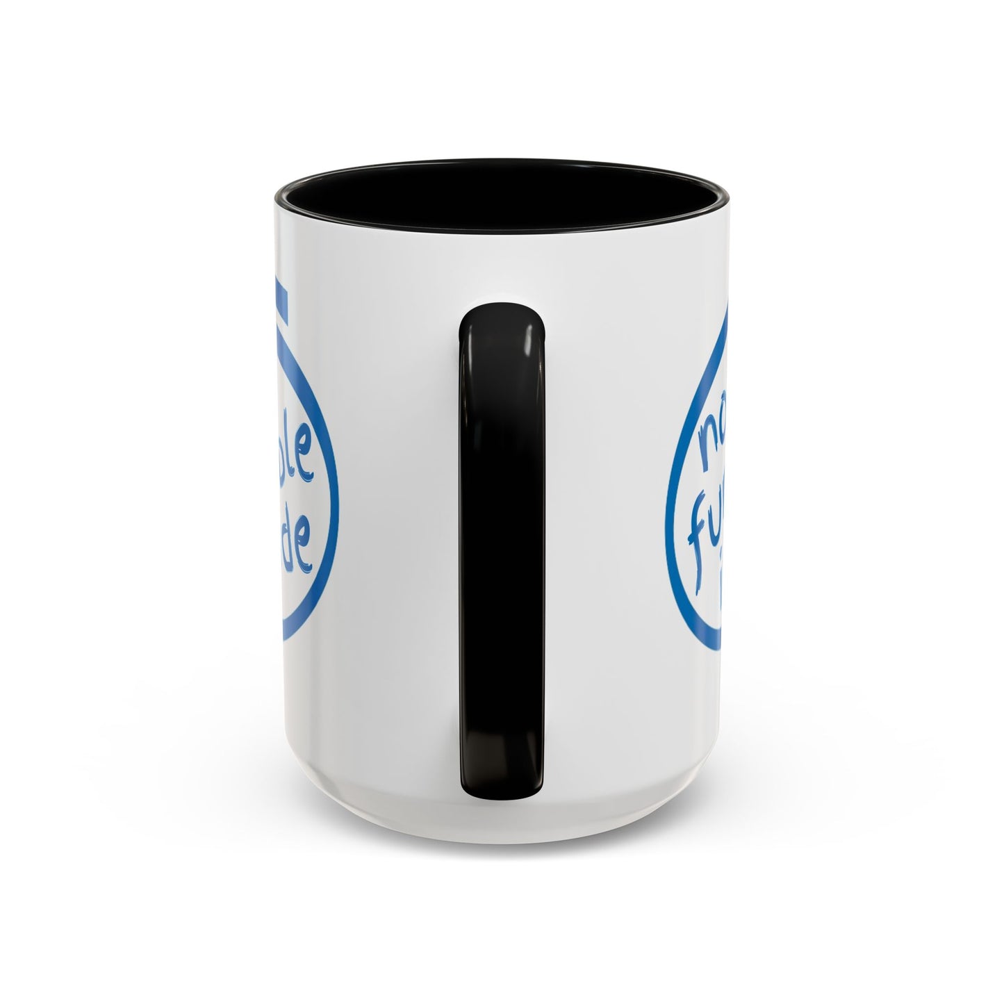 Non-Fungible Inside White Accent Mug by cypherpunkgear.com