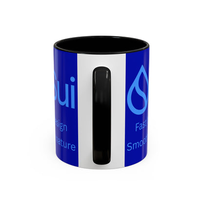 SUI Dark Blue Accent Mug by cypherpunkgear.com